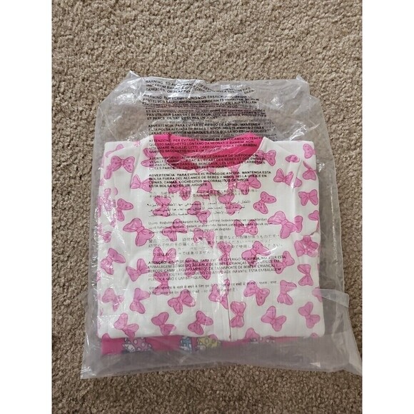 Disney Baby Girls' Minnie Snug-Fit Cotton Footed Pajamas Pink Size 18M NEW $28 - Picture 5 of 5